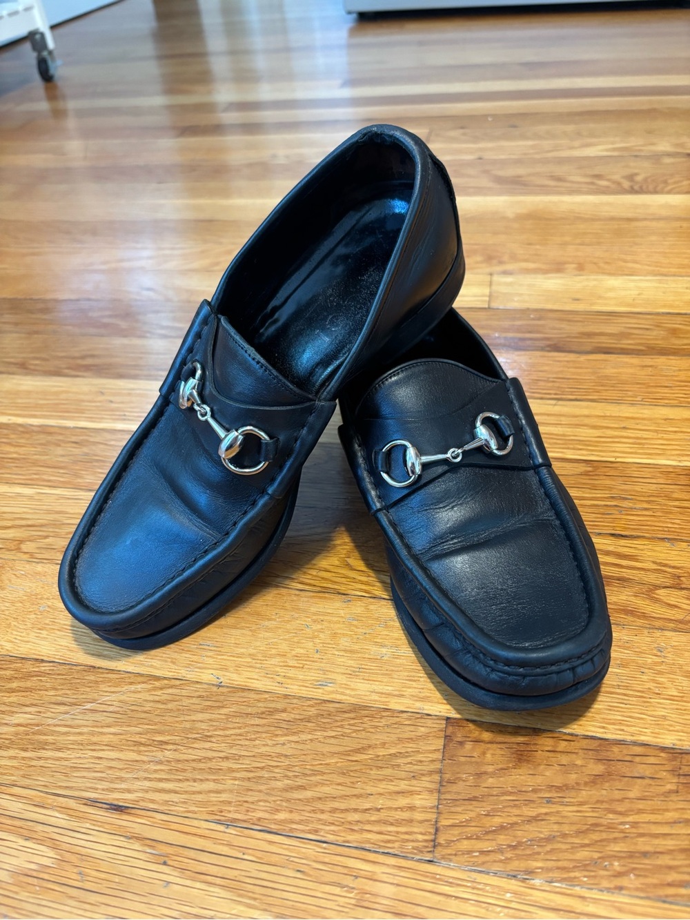 Gucci Horsebit Loafers vintage black